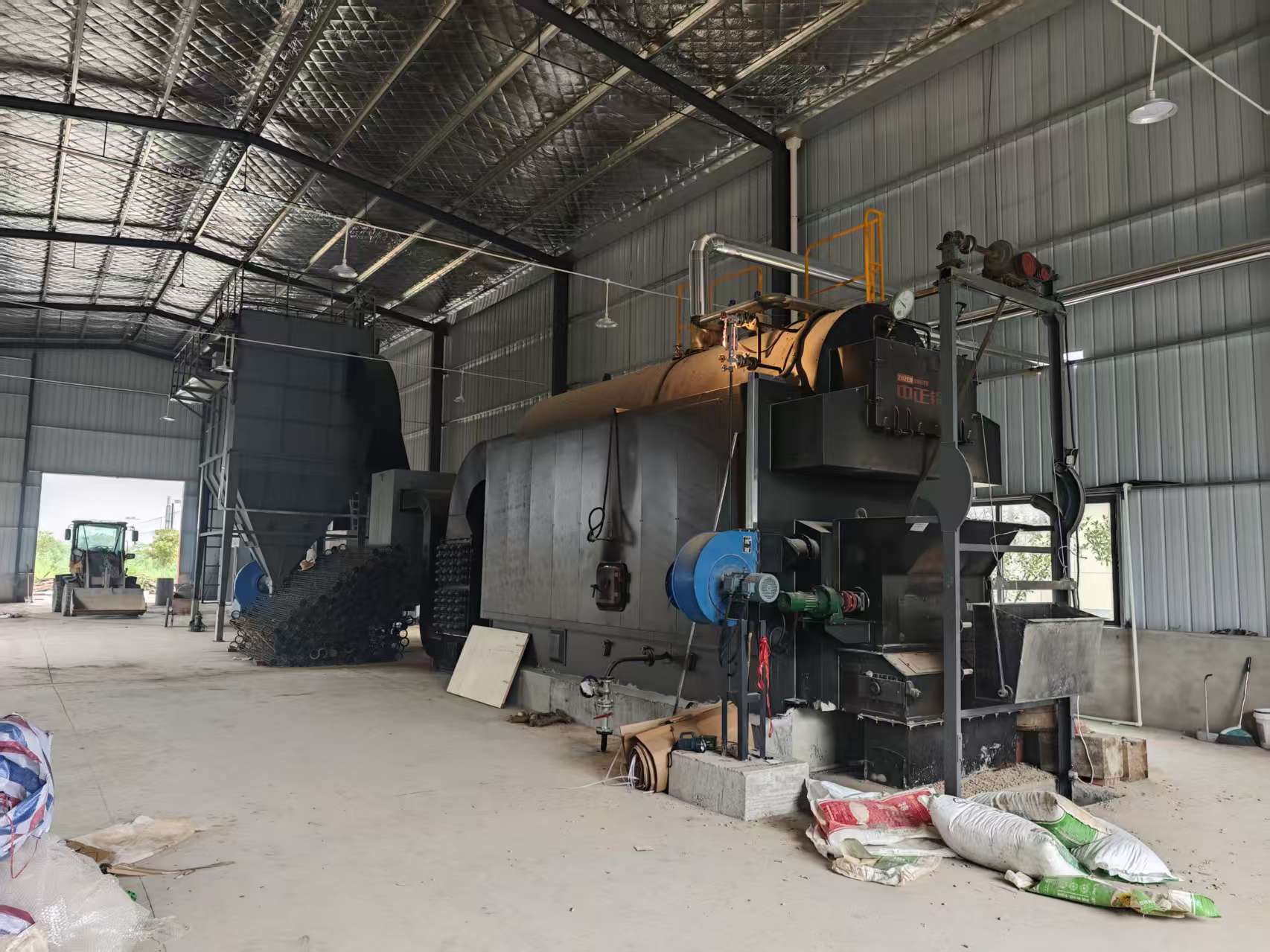 南漳县恒净智能洗涤DZL4-1.25-SCIII生物质锅炉