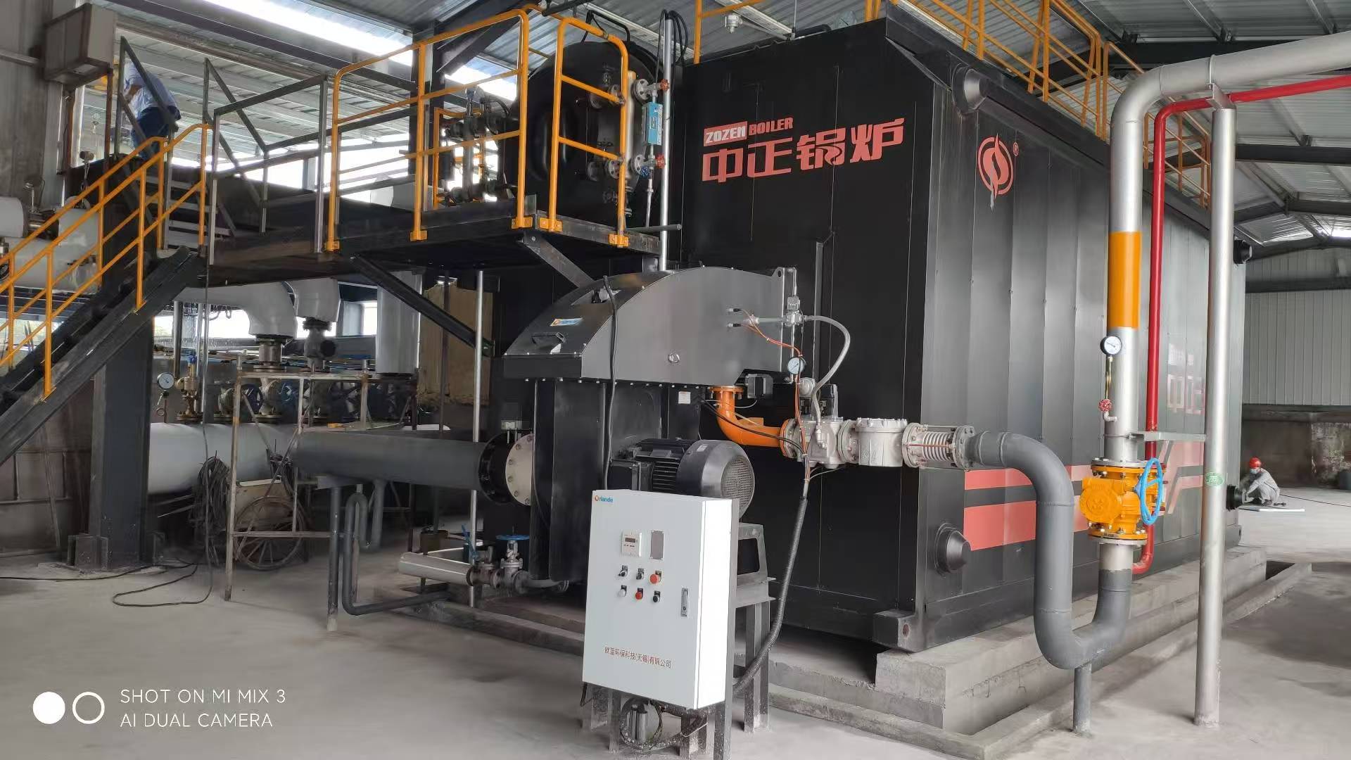 长城星科新材料有限公司SZS10-1.6\250-Q燃气蒸汽锅炉