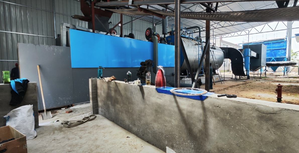 老河口宏福纸业有限公司WNS10-1.25-T生物质蒸汽锅炉