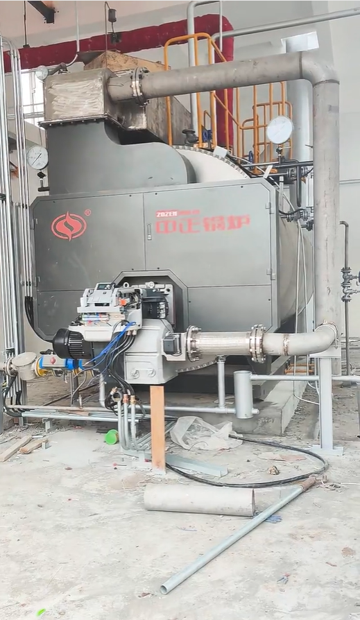 华中制药厂WNS4-1.25-Q燃气蒸汽锅炉